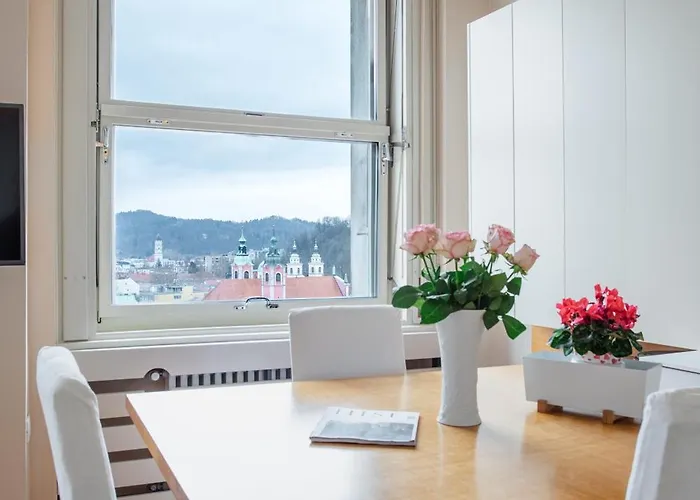 Appartement Skyscraper Amazing Castle & View Ljubljana